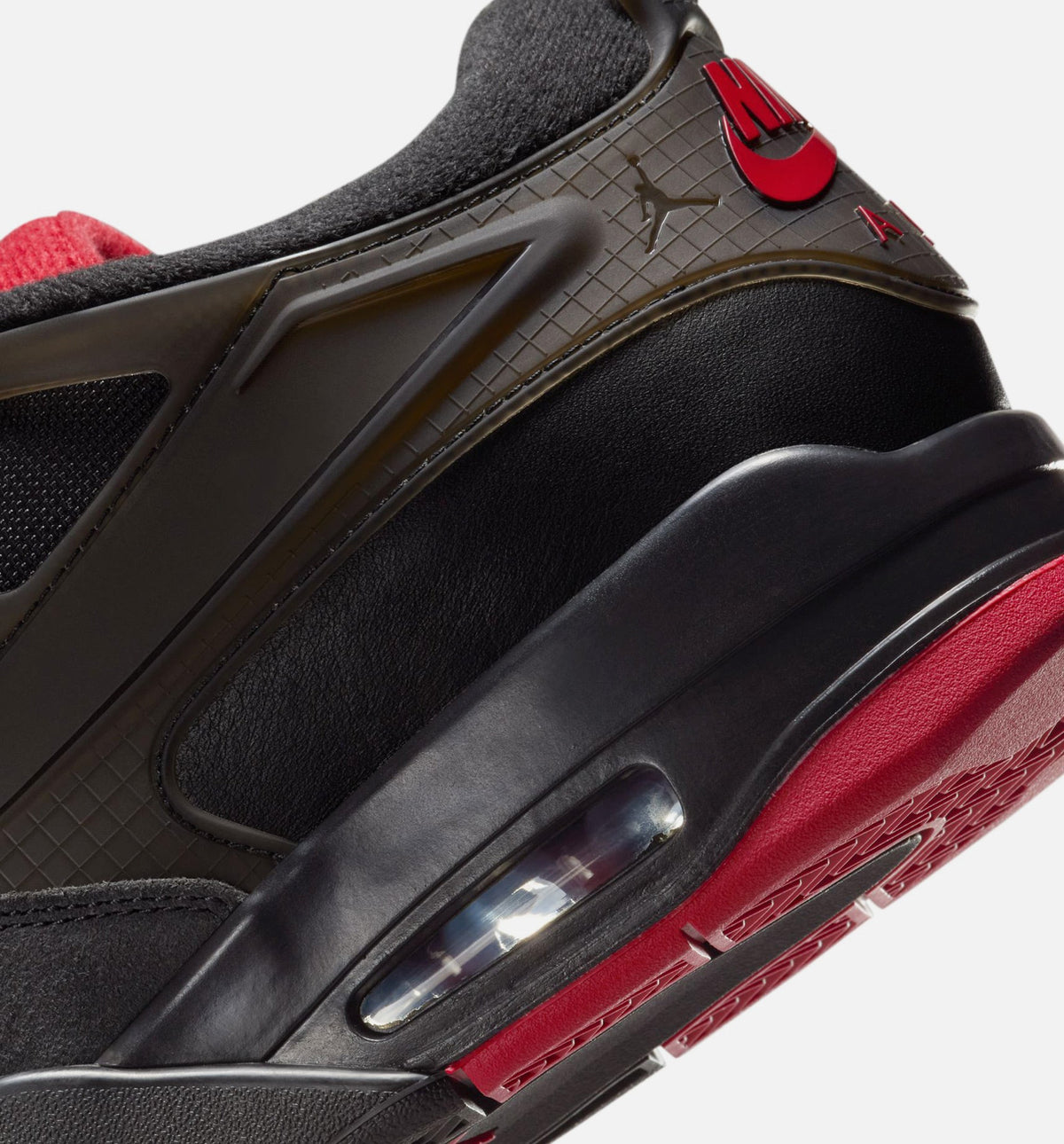 Air Jordan 4 RM Bred Men's Sneakers - Black / Red