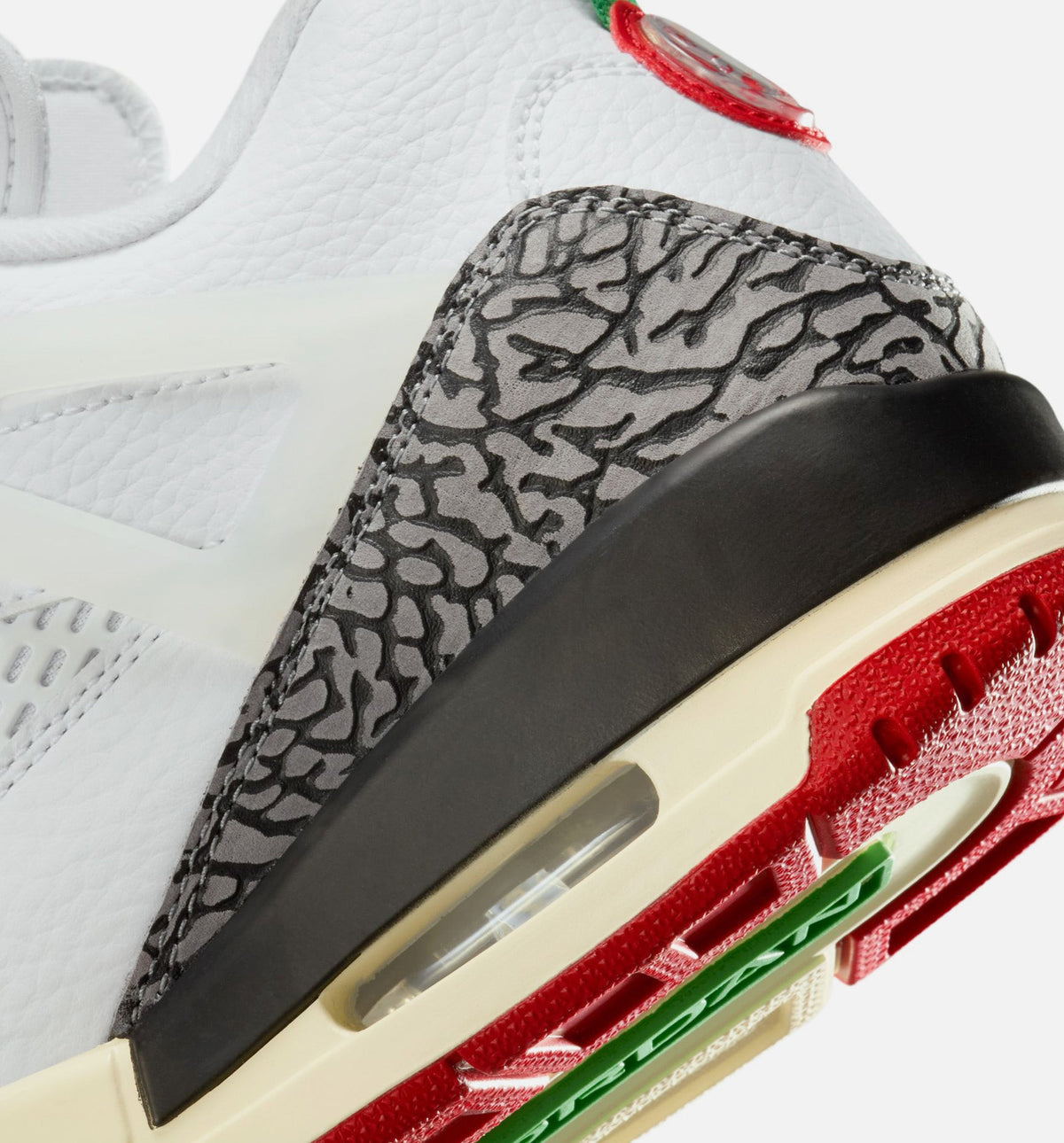 Spizike Low White Black Sail Men's Sneakers - White / Black / Sail / Varsity Red