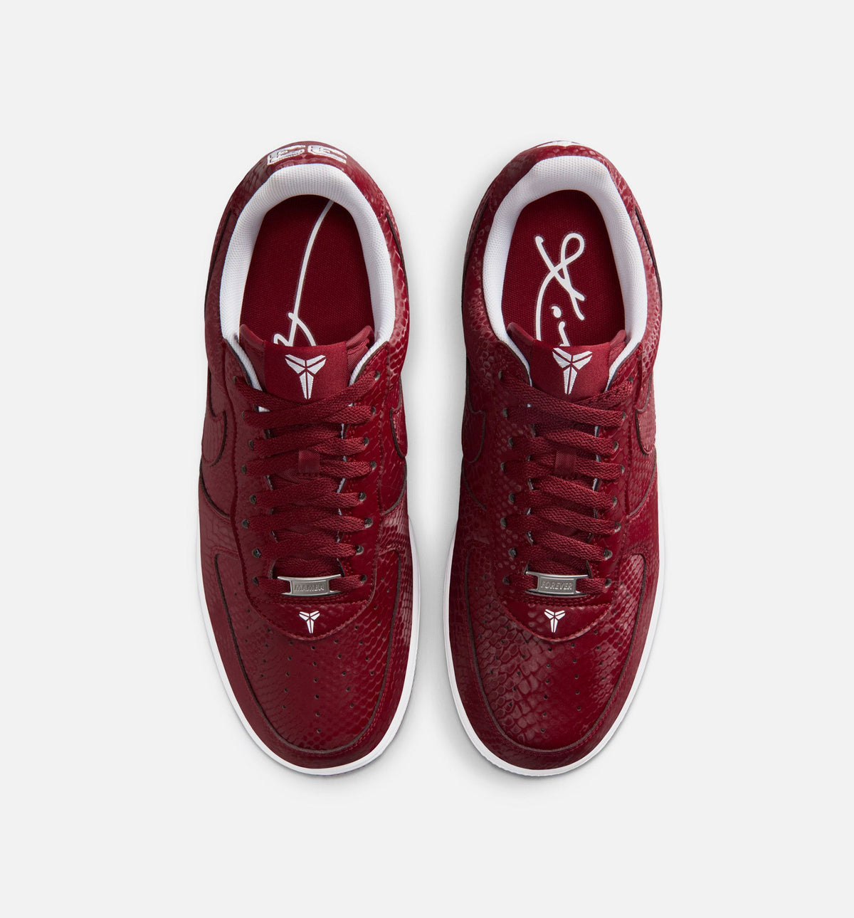Kobe Air Force 1 Low Merion Men's Sneakers - Team Red / White