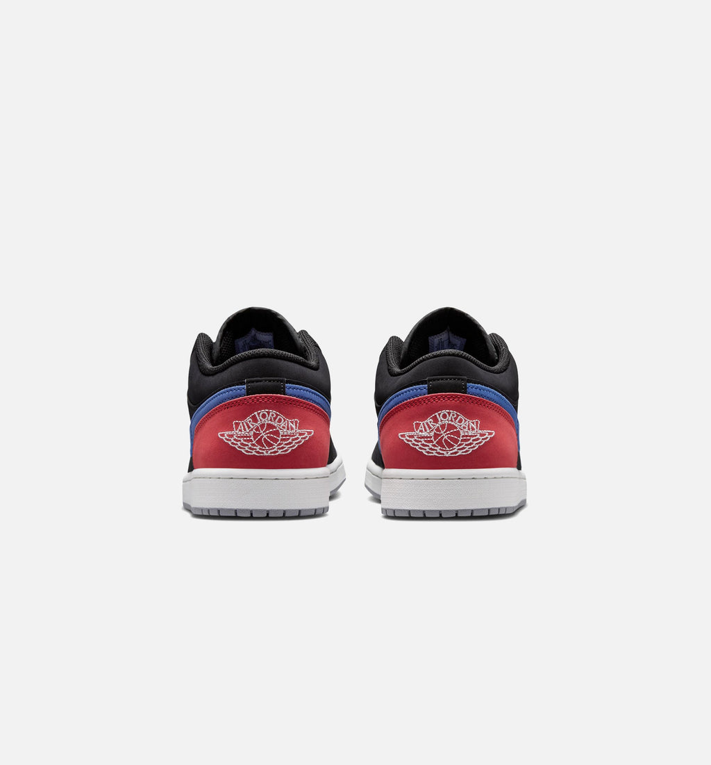 Air Jordan 1 Low Men's Sneakers - Black / Summit White / True Blue / Varsity Red