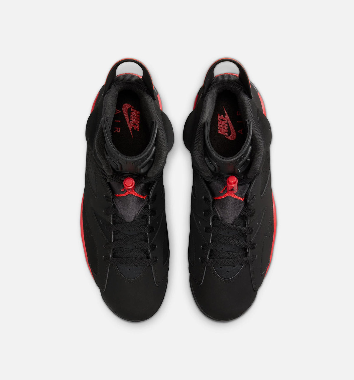 Air Jordan 6 Retro Infrared Salesman Men's Sneakers - Black / Light Crimson