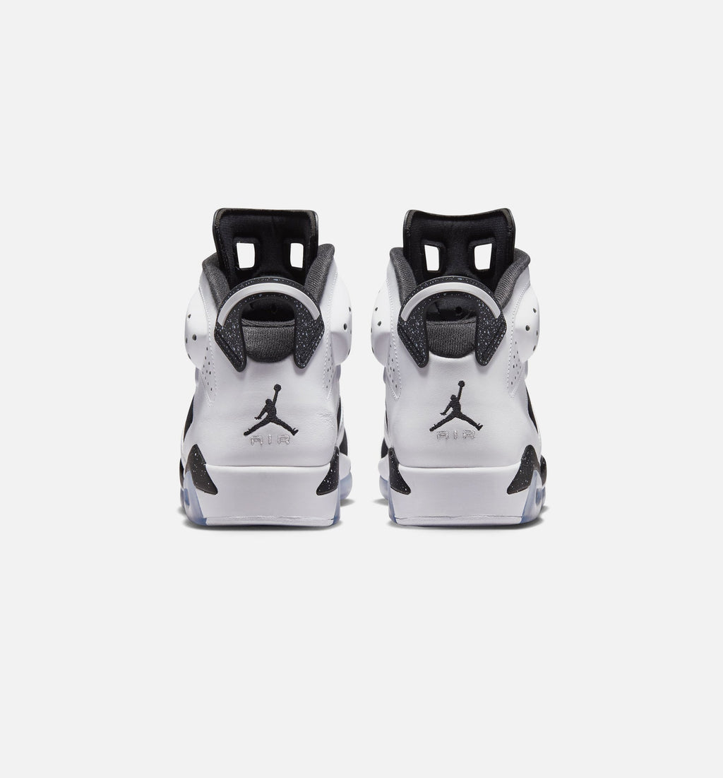 Air Jordan 6 Retro Black and White Men's Sneakers - Black / White