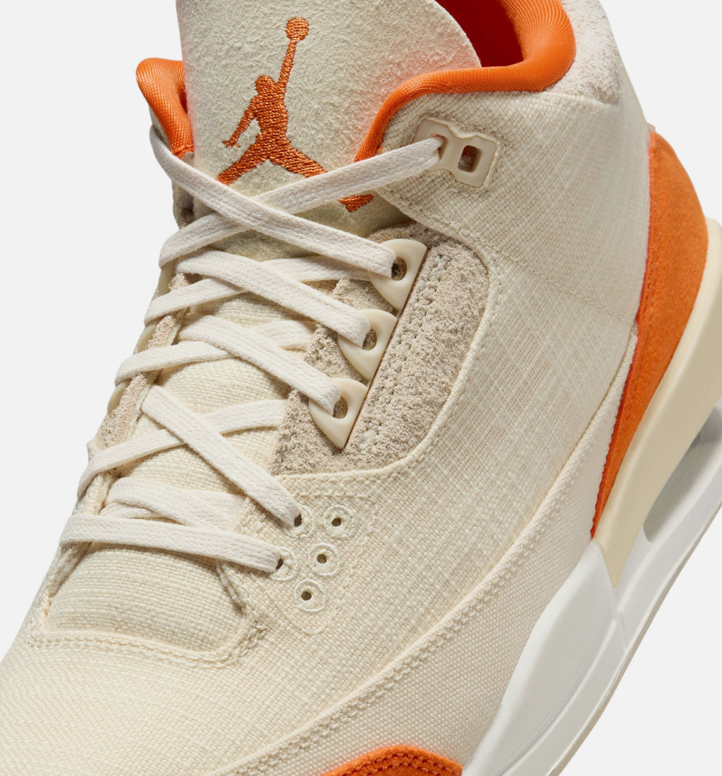Air Jordan 3 Retro Starfish Women's Sneakers - Fossil / Starfish / Sail