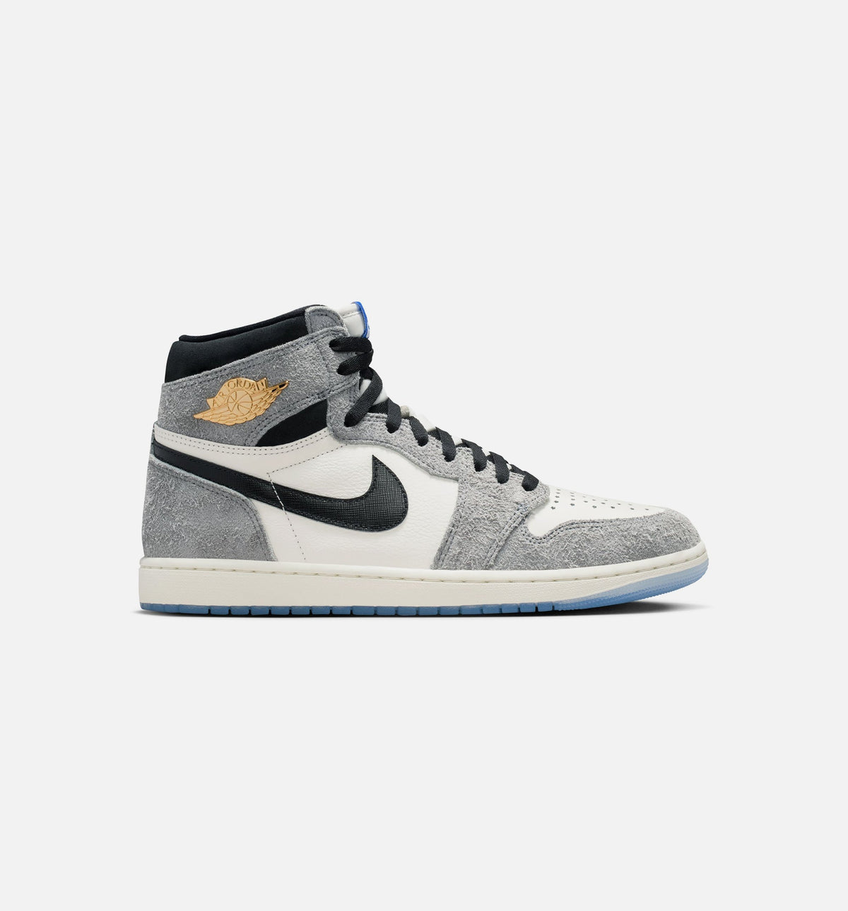 Air Jordan 1 Retro High OG Men's Sneakers - Cool Grey / Black / Sail / Game Royal / White