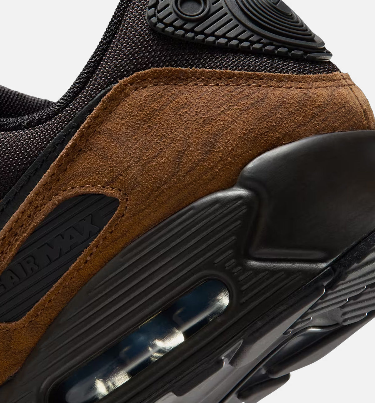 Air Max 90 Premium Men's Sneakers - Light British Tan / Velvet Brown / Black
