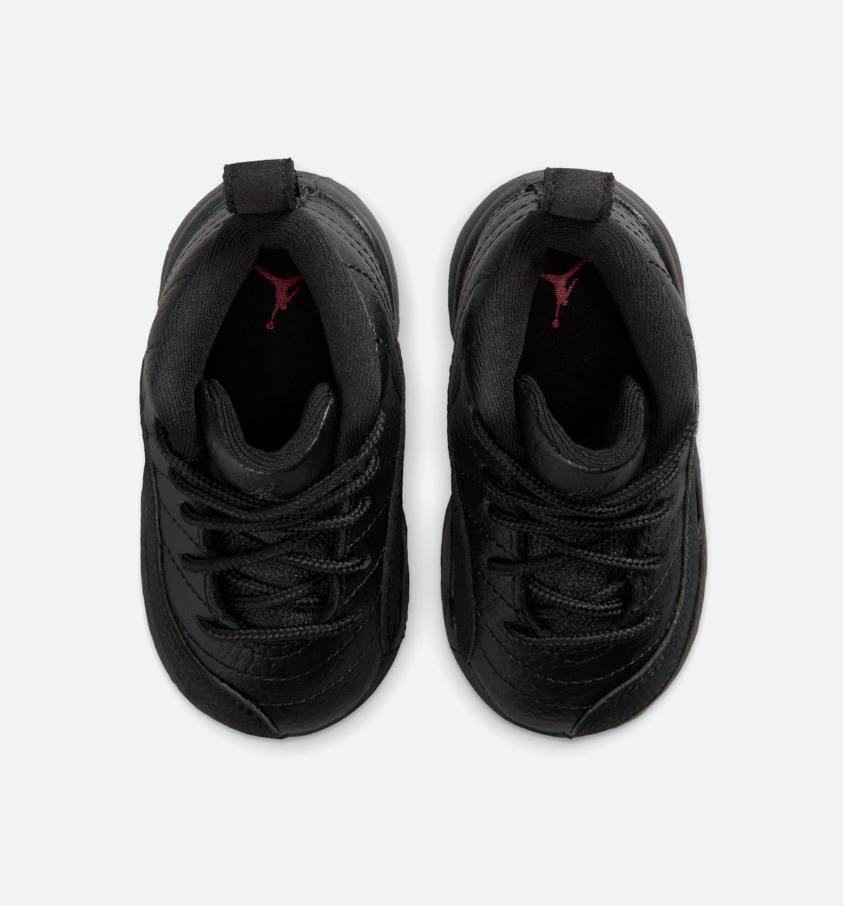 Air Jordan 12 Retro Bloodline Infant & Toddler Sneakers - Black / Varsity Red