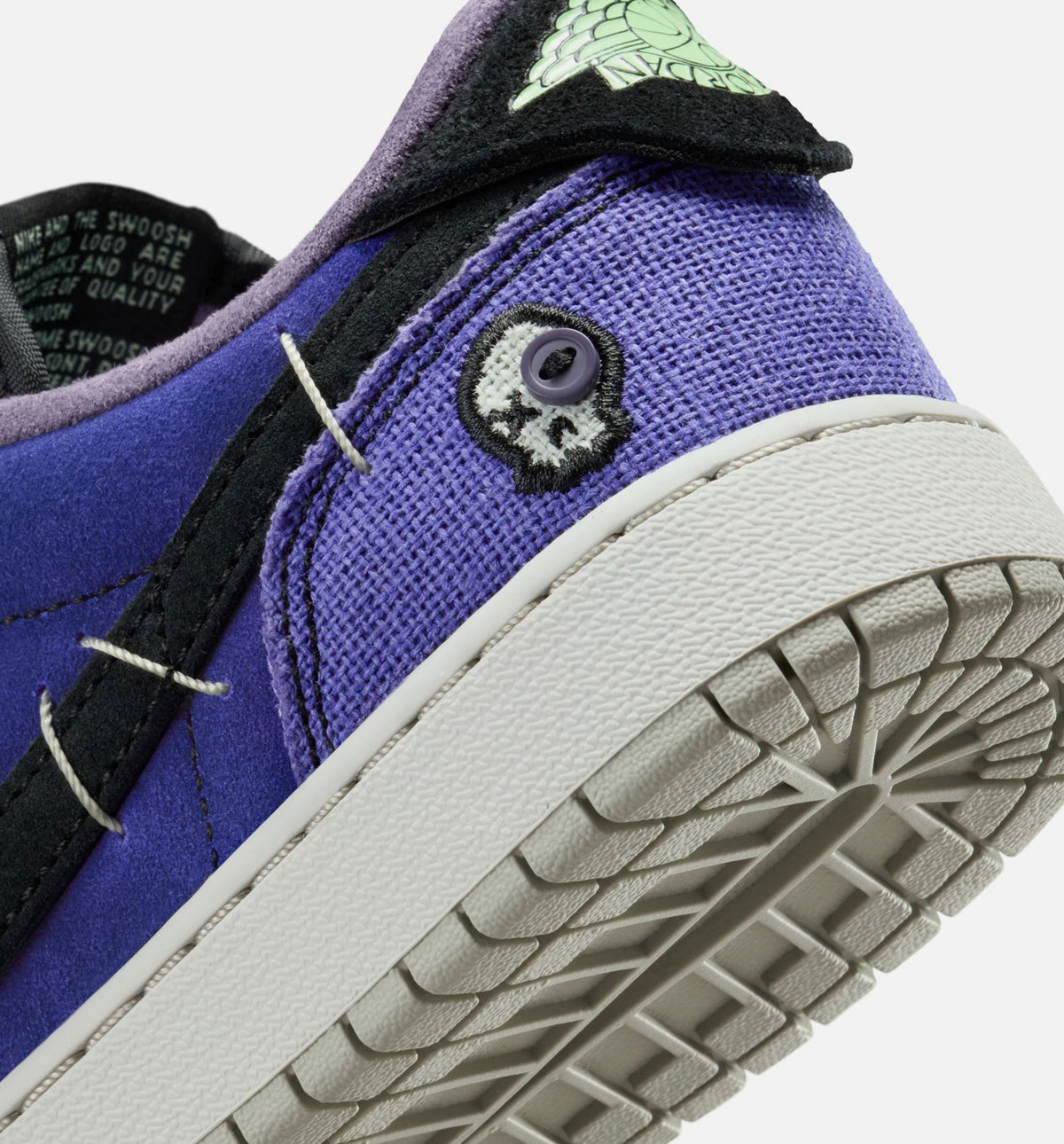 Air Jordan 1 Low OG Grade School Sneakers - Regency Purple / Dark Raisin