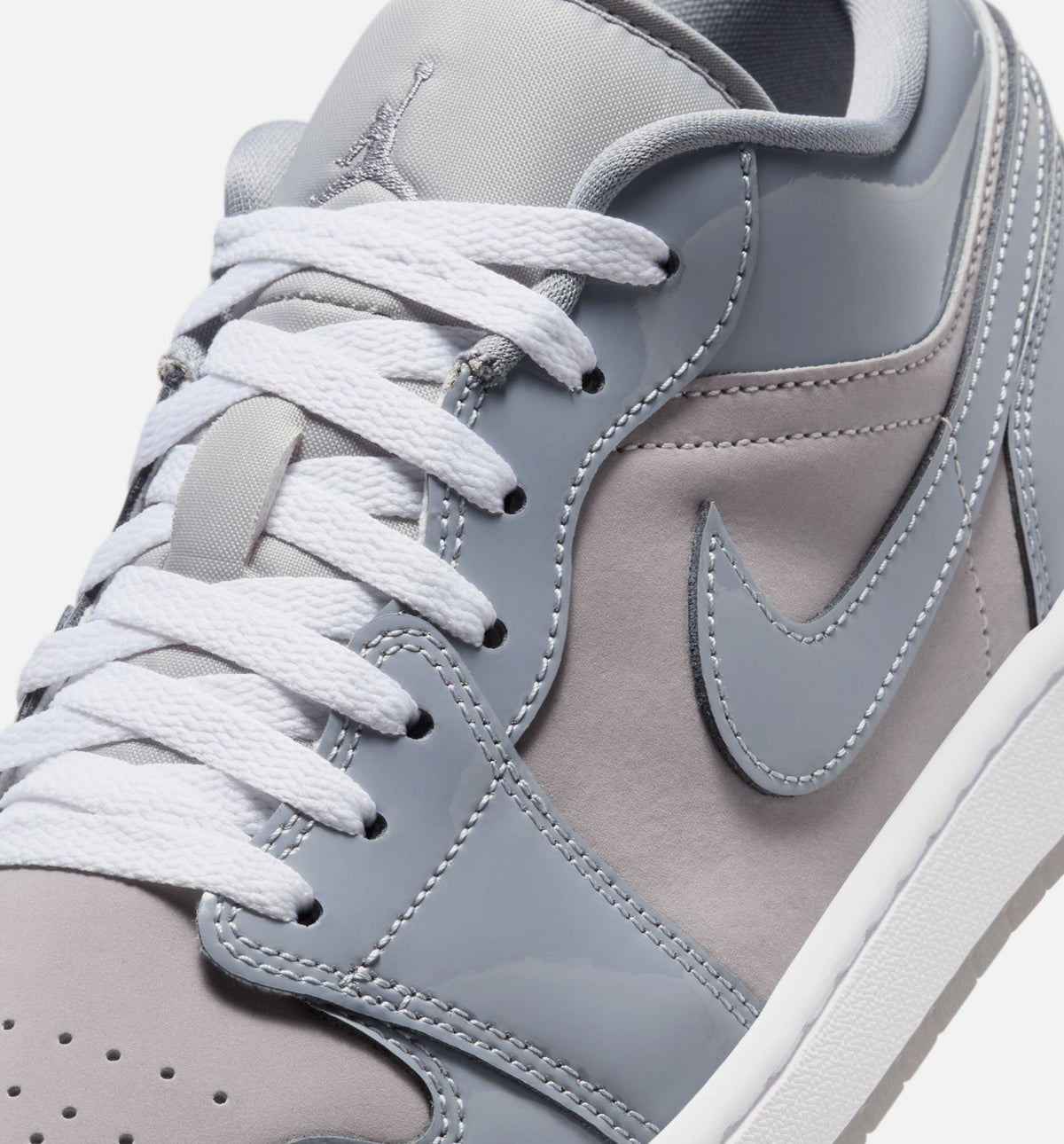 Air Jordan 1 Low Men's Sneakers - Cool Grey / White