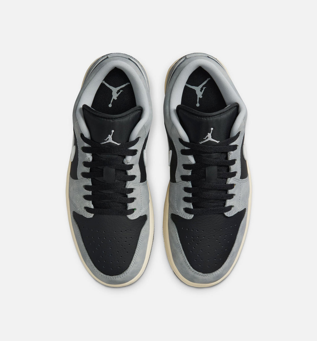Air Jordan 1 Low SE Men's Sneakers - Light Smoke Grey / White / Off Noir