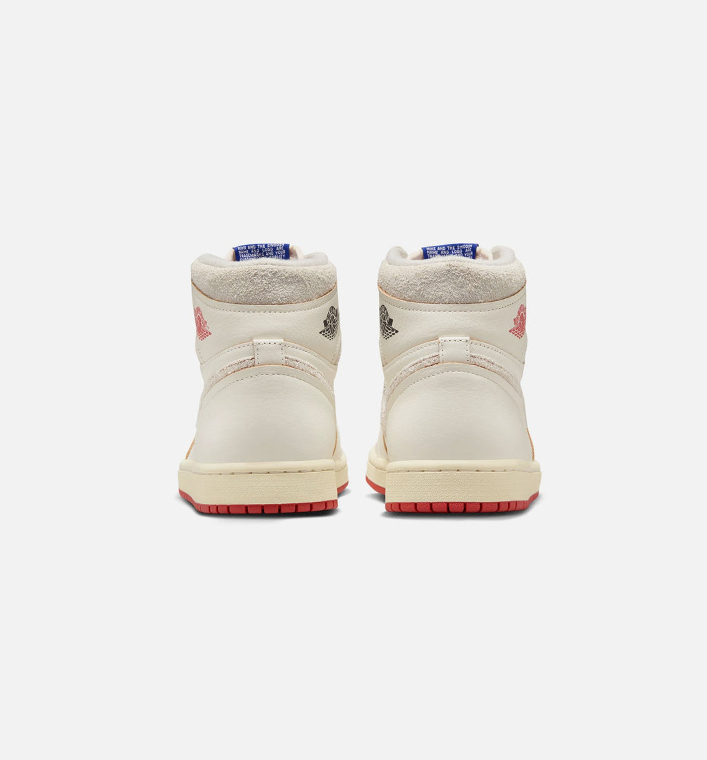Air Jordan 1 High OG Rare Air Cinnabar Women's Sneakers - Sail / Cinnabar / Light Bone