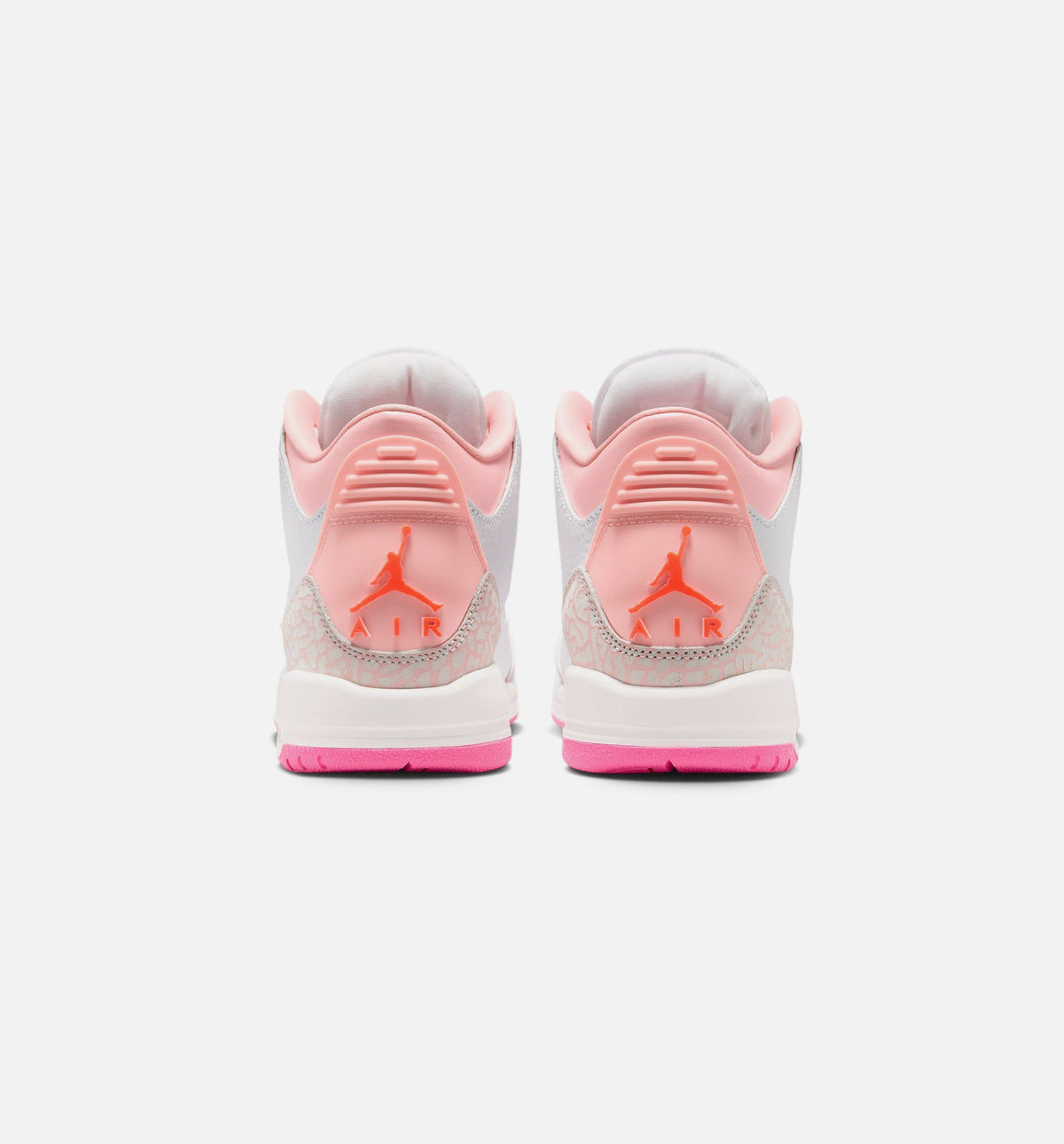 Air Jordan 3 Retro Spring Flowers Grade School Sneakers - Pearl Pink / Pink Bloom / Pink Glow / Hyper Orange