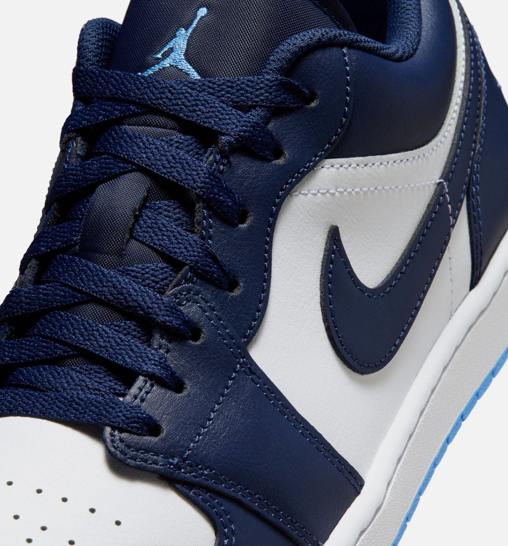 Air Jordan 1 Low Men's Sneakers - Midnight Navy / University Blue / White