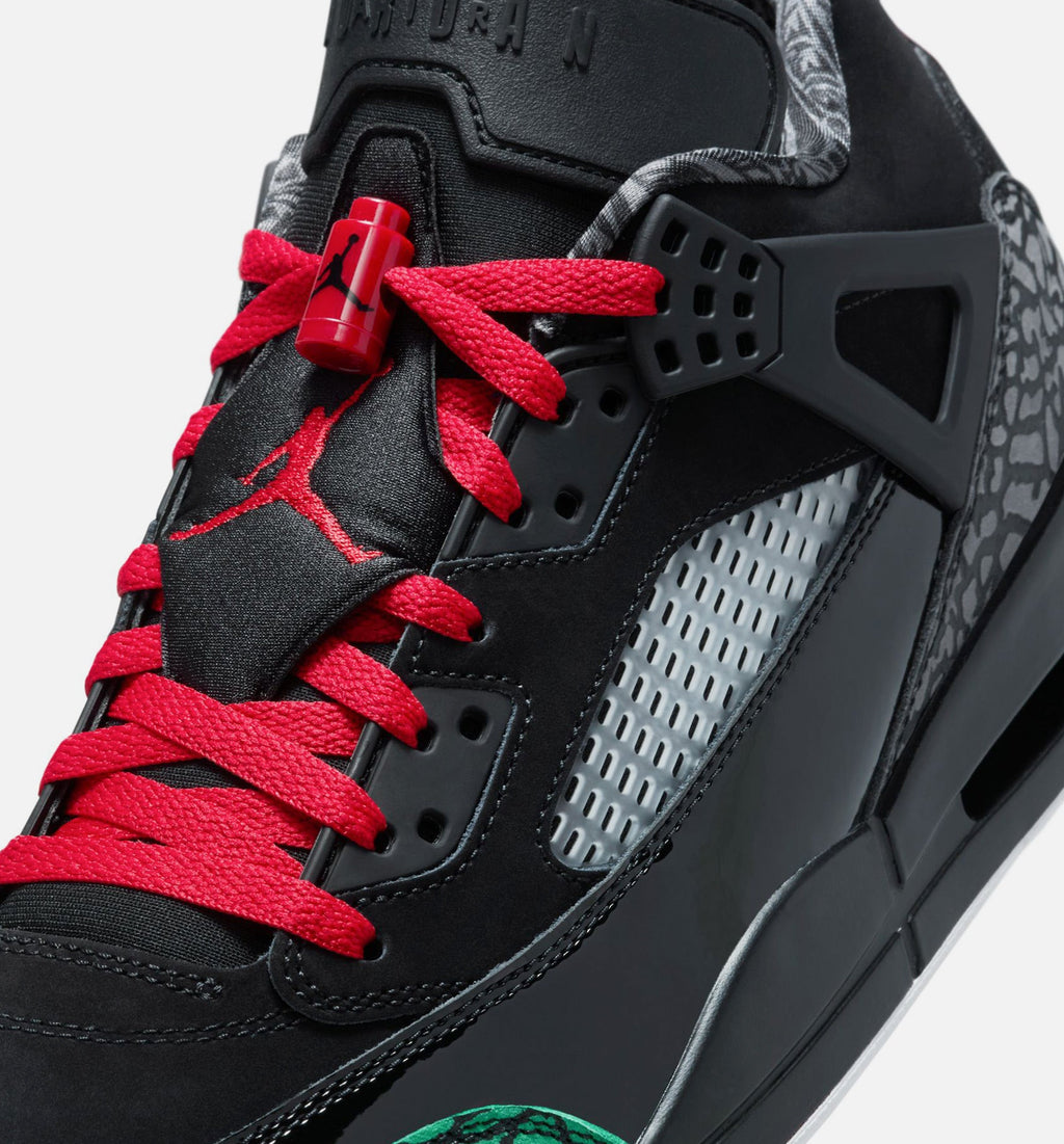 Spizike Low Black Classic Green Men's Sneakers - Black / Classic Green / White / Varsity Red