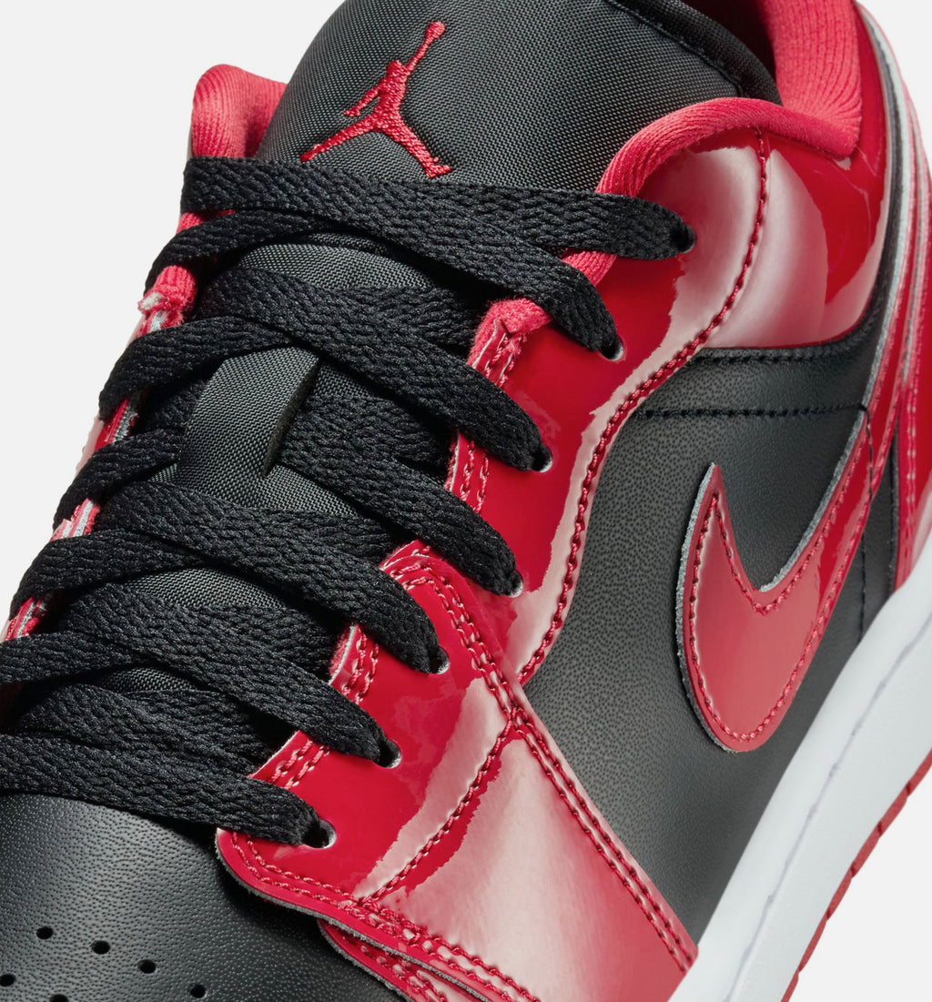 Air Jordan 1 Low SE Men's Sneakers - Black / Varsity Red / White