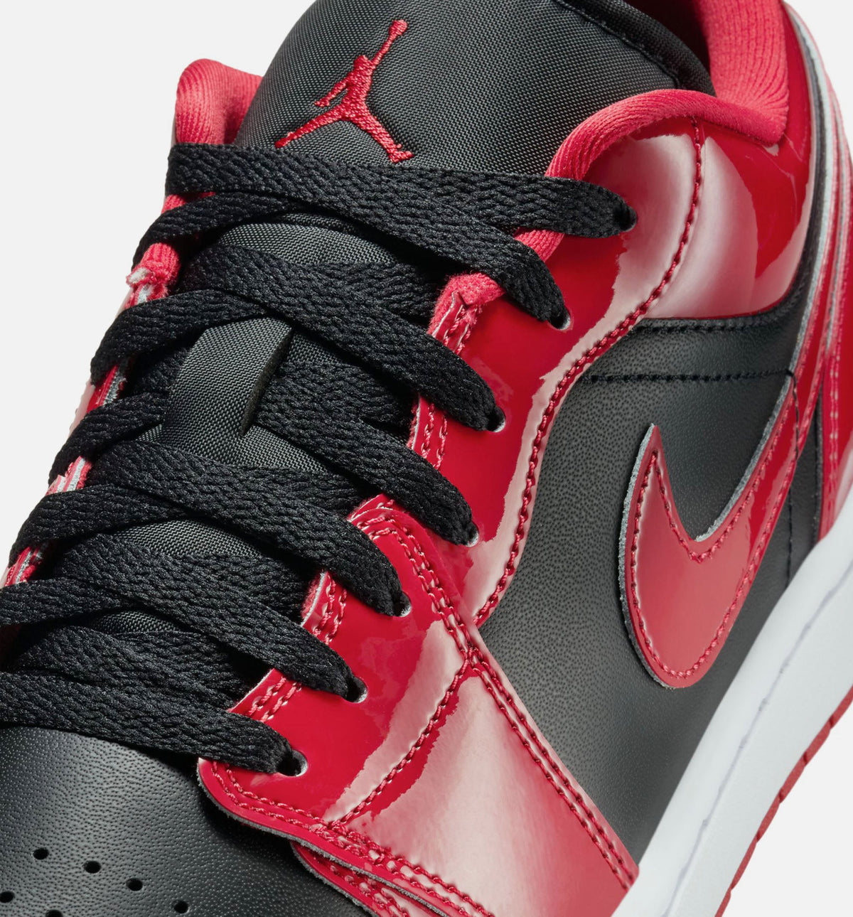 Air Jordan 1 Low SE Men's Sneakers - Black / Varsity Red / White