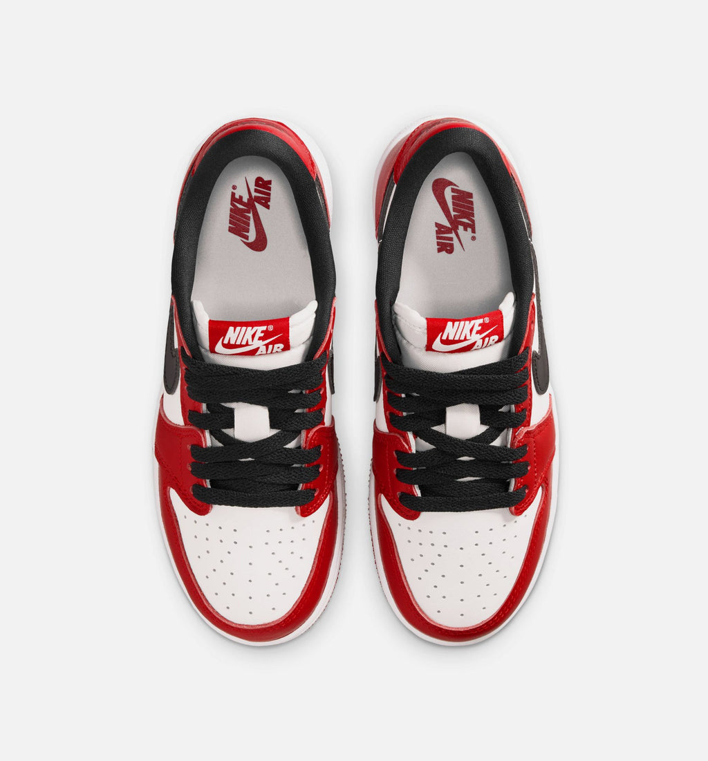 Air Jordan 1 Retro Low OG Chicago Grade School Sneakers - Varsity Red / Black / Summit White