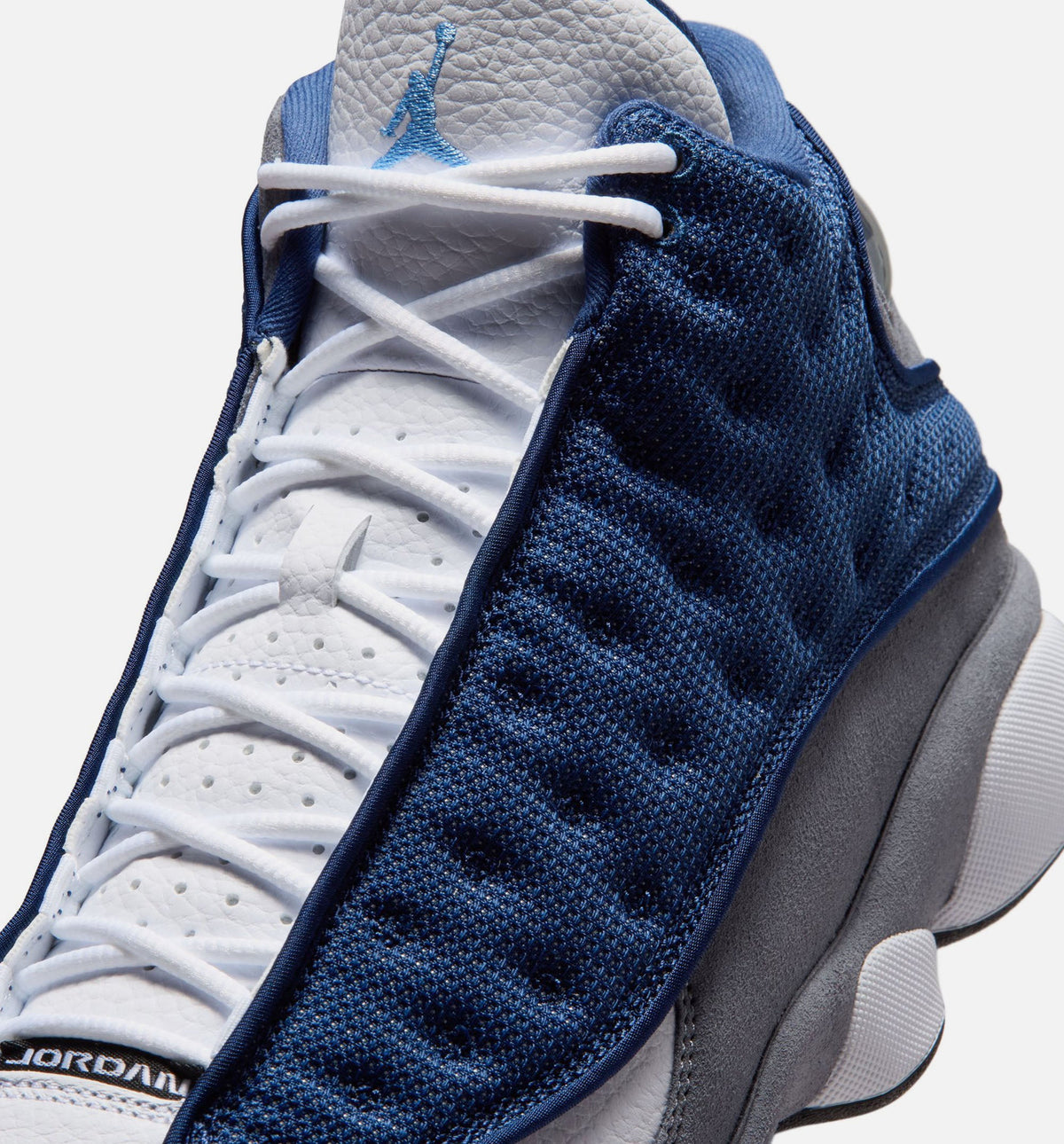 Air Jordan 13 Retro Navy and Flint Grey Men's Sneakers - Navy / University Blue / Flint Grey / White