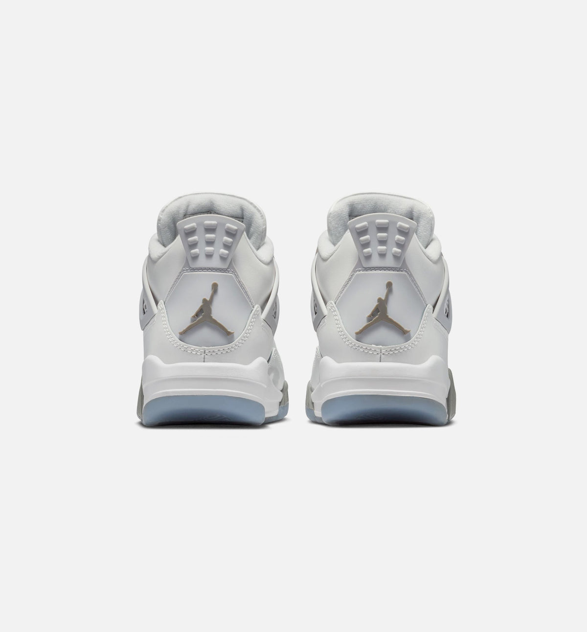 Air Jordan 4 Retro Blue Chill Grade School Sneakers - Photon Dust / Blue Chill / Flat Pewter / White / Blue Tint