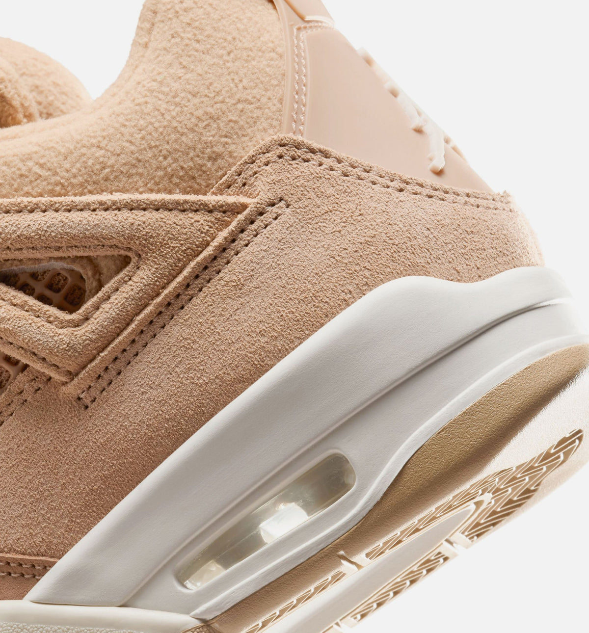 Air Jordan 4 Retro Cozy Girl Women's Sneakers - Hemp / Light Orewood Brown