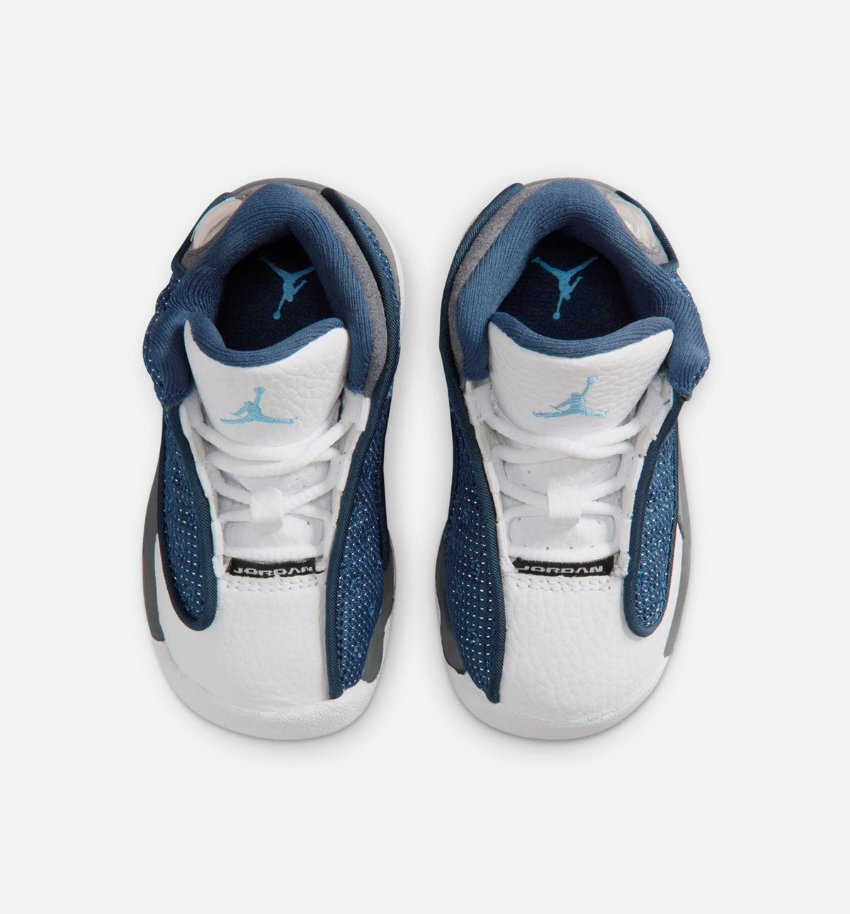 Air Jordan 13 Retro Navy and Flint Grey Infant & Toddler Sneakers - Navy / University Blue / Flint Grey / White