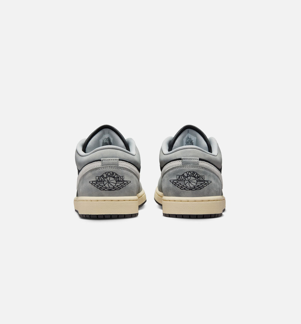 Air Jordan 1 Low SE Men's Sneakers - Light Smoke Grey / White / Off Noir
