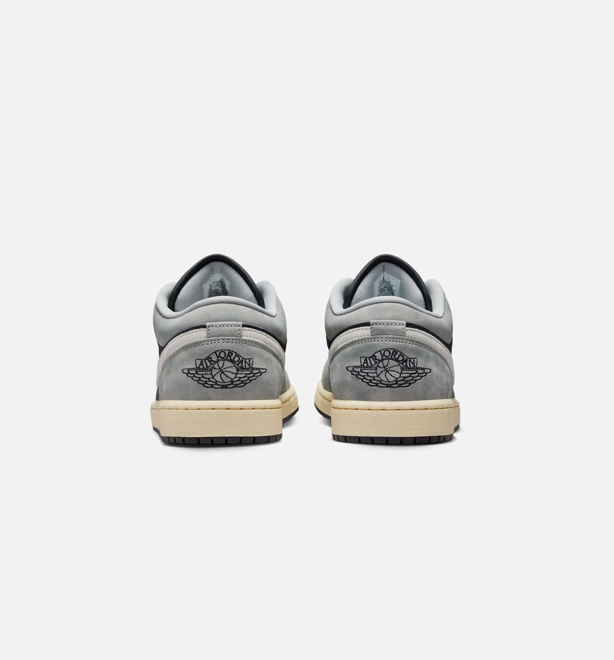 Air Jordan 1 Low SE Men's Sneakers - Light Smoke Grey / White / Off Noir