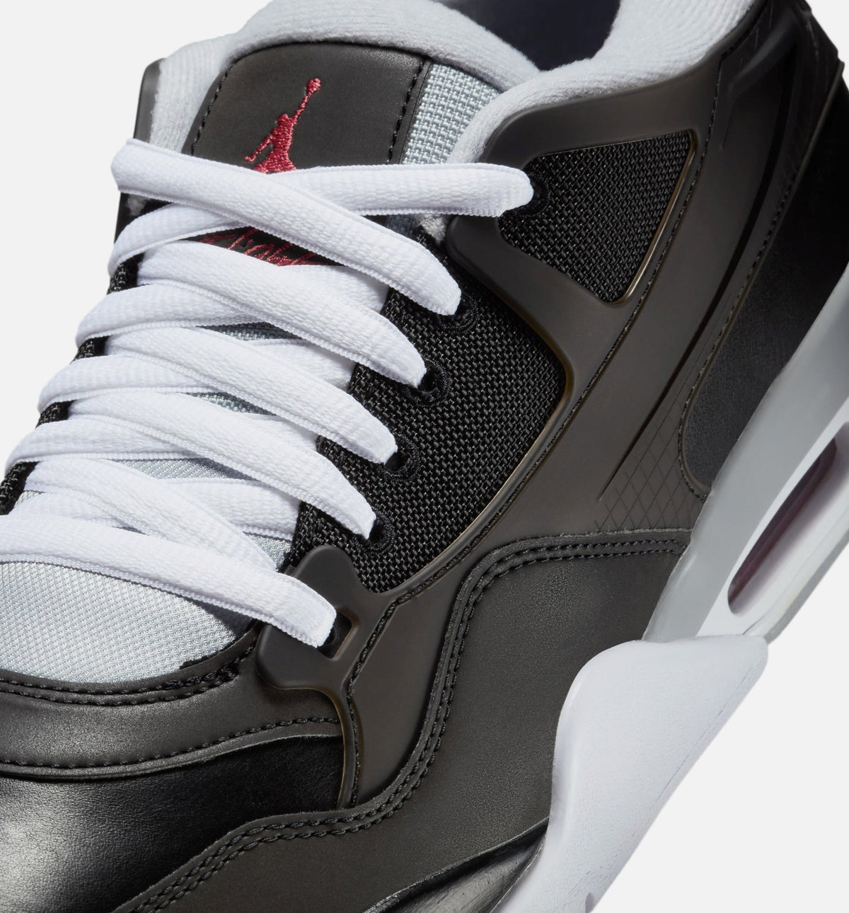 Air Jordan 4 RM Men's Sneakers - Black / Red / Grey