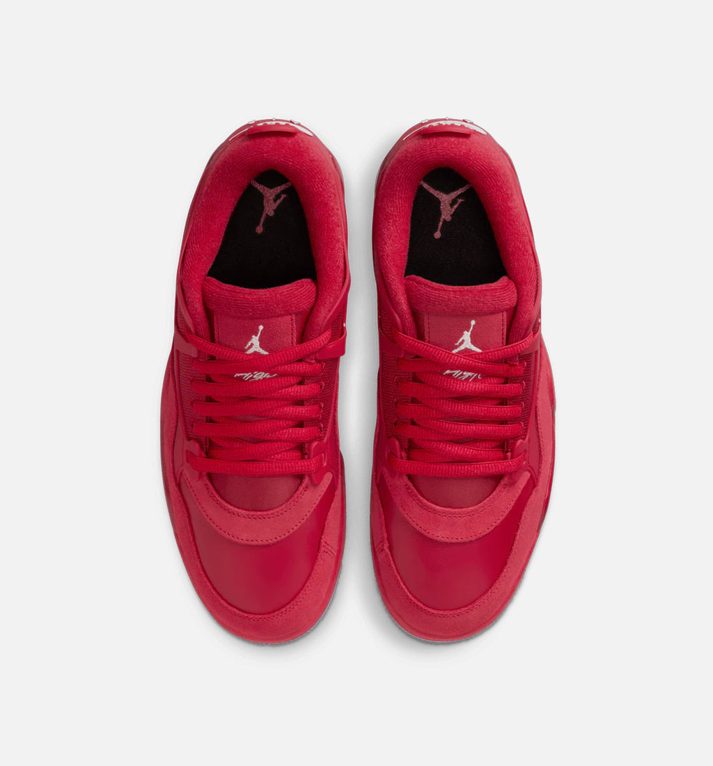 Air Jordan 4 RM Men's Sneakers - Varsity Red / Blue Tint / Black / White